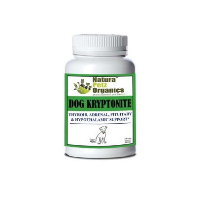 Dog And Cat Kryptonite Adrenal, Thyroid, Pituitary & Hypothalamic Support* - DOG/ Kryptonite 250 caps / 500 mg