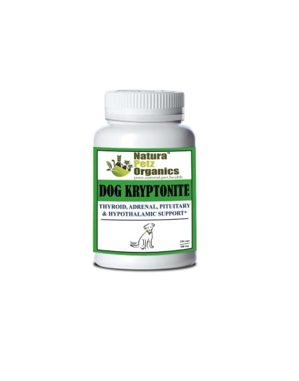 Dog And Cat Kryptonite Adrenal, Thyroid, Pituitary & Hypothalamic Support* - DOG/ Kryptonite 250 caps / 500 mg