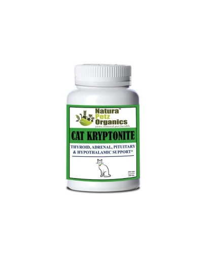 Dog And Cat Kryptonite Adrenal, Thyroid, Pituitary & Hypothalamic Support* - CAT/250 caps /  250 mg.