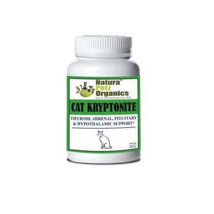 Dog And Cat Kryptonite Adrenal, Thyroid, Pituitary & Hypothalamic Support* - CAT/ 150 caps /  250 mg