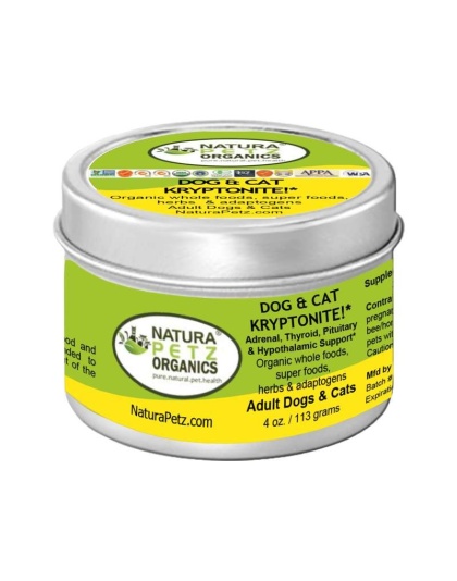 Dog And Cat Kryptonite Meal Topper - Adrenal, Thyroid, Pituitary & Hypothalamic Support* - DOG /4 Oz.
