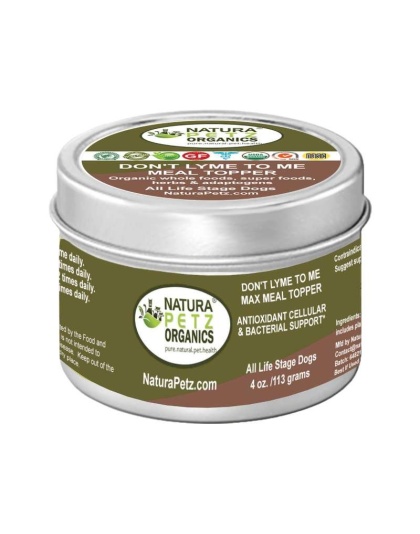 Don'T Lyme To Me Max Meal Topper* Antioxidant Cellular & Bacterial Support* Dogs & Cats* - DOG 4 Oz