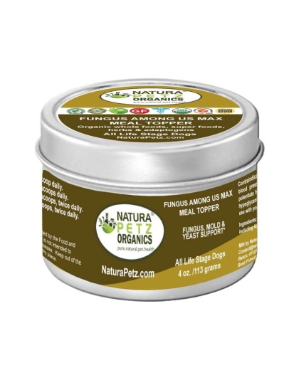 Fungus Among Us Max Meal Topper - Fungus,  Mold & Yeast Support* Dogs Cats - 4 Oz. Dog