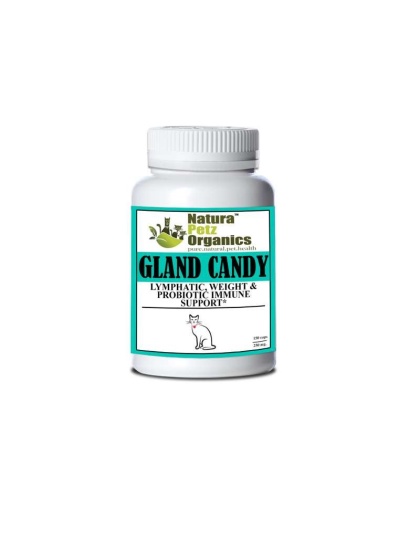 Gland Candy Omega 3 & 6 Lymphatic, Weight & Probiotic Immune Support * - CAT/ 150 caps / 250 mg