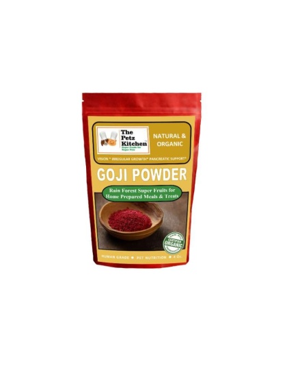 Goji Powder - Vision, Irregular Growth & Pancreatic Support* The Petz Kitchen - 4 Oz.