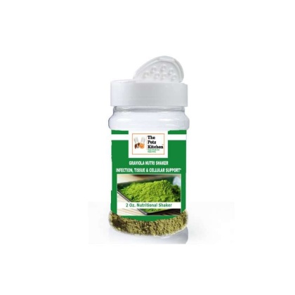 Graviola Leaf & Stem Powder - Infection, Adjunctive Tissue & Cellular Support* - The Petz Kitchen - Organic Human Grade Ingredients For Home Prepared Meals & Treats - 2 Oz SHAKER