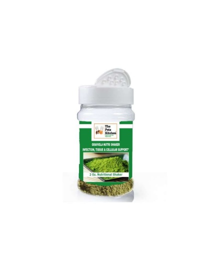 Graviola Leaf & Stem Powder - Infection, Adjunctive Tissue & Cellular Support* - The Petz Kitchen - Organic Human Grade Ingredients For Home Prepared Meals & Treats - 2 Oz SHAKER