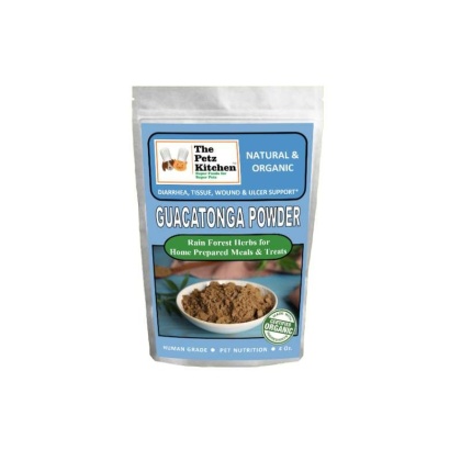 Guacatonga Powder - Diarrhea, Tissue, Wound & Ulcer Support* The Petz Kitchen Dog Cat - 2 Oz. Nutri Shaker