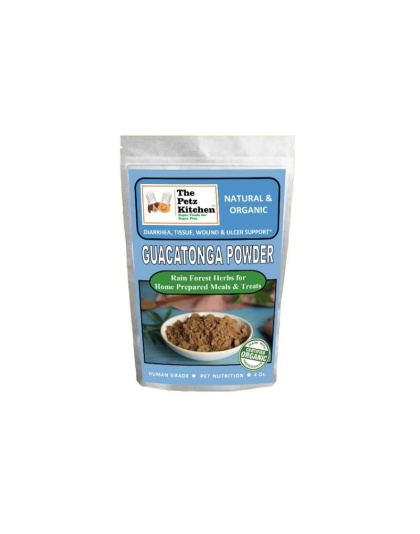 Guacatonga Powder - Diarrhea, Tissue, Wound & Ulcer Support* The Petz Kitchen Dog Cat - 2 Oz. Nutri Shaker