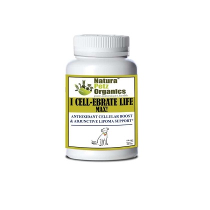 I Cellebrate Life Max - Antioxidant Cellular Boost + Adjunctive Lipoma Support* - DOG/ 150 caps / 500 mg