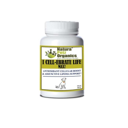 I Cellebrate Life Max - Antioxidant Cellular Boost + Adjunctive Lipoma Support* - DOG/ 250 caps / 500 mg