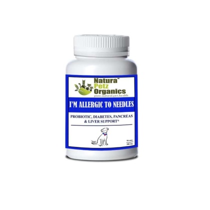 I'M Allergic To Needles - Probiotic, Pancreas & Glucose Support For Dogs & Cats* - DOG/ 90 caps / 500 mg