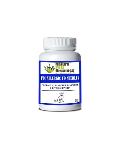 I'M Allergic To Needles - Probiotic, Pancreas & Glucose Support For Dogs & Cats* - DOG/ 90 caps / 500 mg