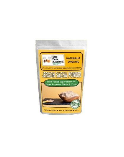 Jergon Sacha Powder - Anti-Viral, Upper Respiratory & Inflammation Support* The Petz Kitchen - 2 Oz Nutri Shaker