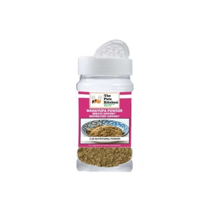 Manayupa Powder - Breath Support & Respiratory Support* The Petz Kitchen For Dogs & Cats* - 2 Oz. Nutritional Shaker