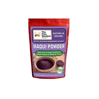 Maqui Berry Powder - Dry Eye Ocular & Microbiome Support* Organic The Petz Kitchen Dog & Cat Holistic Super Foods* - 4 Oz