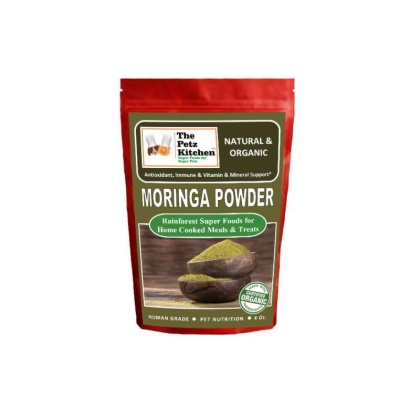 Moringa Leaf Powder Organic Antioxidant Vitamin & Mineral Support* The Petz Kitchen Super Foods - 8 Oz Bag