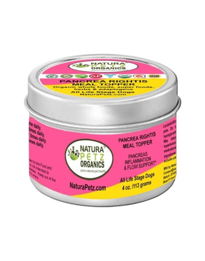 Pancrea Rightis Max Meal Topper* Pancreas Inflammation & Flow Support* For Dogs & Cats* - 4 Oz. Dog