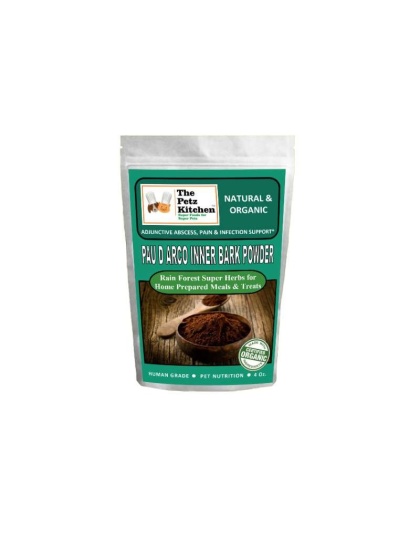 Pau D Arco Inner Bark - Adjunctive Abscess, Pain & Infection Support* The Petz Kitchen - 4 Oz Bag