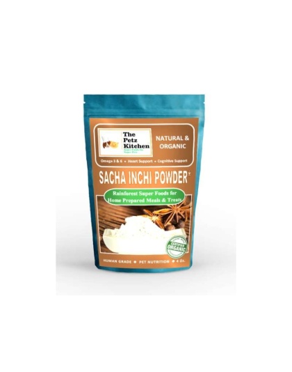 Sacha Inchi Omega 3 & 6 Digestive Support The Petz Kitchen- Organic & Human Grade Ingredients For Home Prepared Meals & Treats - 4 Oz