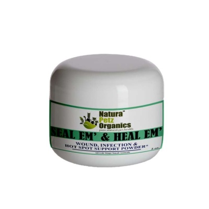 Seal Em And Heal Em Powder Dog, Cat & Small Animal*  Wound, Infection & Hot Spot Support* - Small Animal  2 oz / 350 mg.