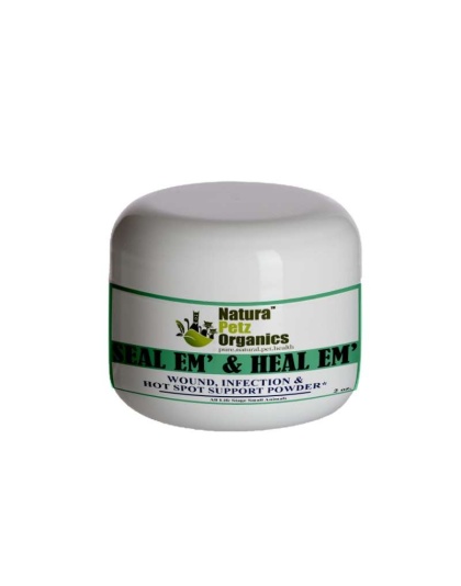 Seal Em And Heal Em Powder Dog, Cat & Small Animal*  Wound, Infection & Hot Spot Support* - Small Animal  2 oz / 350 mg.
