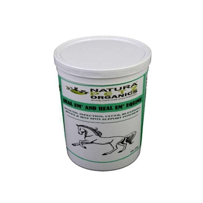 Seal Em And Heal Em Powder Equine* Wound, Infection Ulcer Bite Bleeding & Hot Spot Support* - EQUINE / 24 oz. powder / 500 mg.