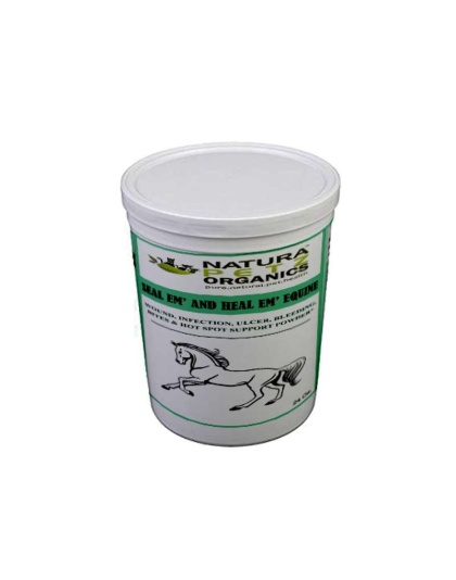Seal Em And Heal Em Powder Equine* Wound, Infection Ulcer Bite Bleeding & Hot Spot Support* - EQUINE / 24 oz. powder / 500 mg.