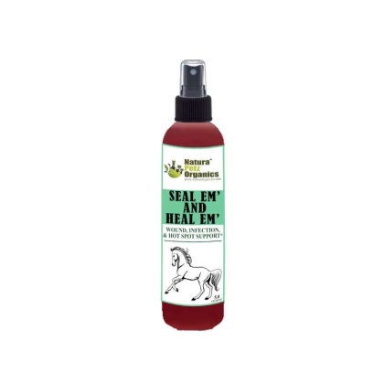 Seal Em And Seal Em Horse Spray Tincture - Wound, Infection Ulcer Bite Bleeding & Hot Spot Support* - HORSE - 4 fl. oz