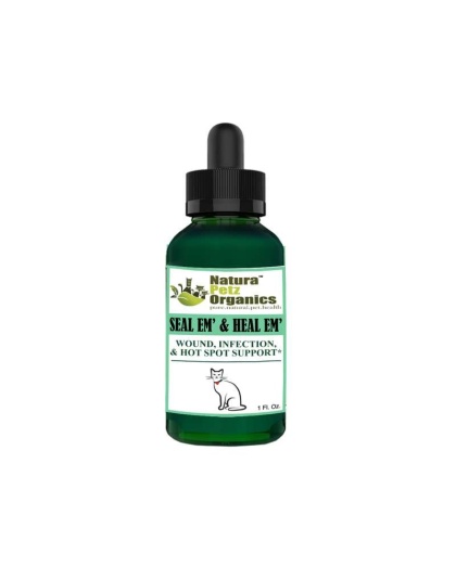Seal Em And Seal Em Tincture - Wound, Infection, Cut & Hot Spot Support* - CAT / 1 fl oz.
