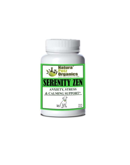 Serenity Zen - Anxiety, Stress, Relaxation & Multi-Systems Calming Support Dogs & Cats* - DOG / 90 caps / 615 mg  / Size 1