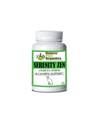 Serenity Zen - Anxiety, Stress, Relaxation & Multi-Systems Calming Support Dogs & Cats* - DOG / 250 caps / 615 mg / Size 1