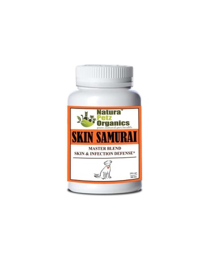 Skin Samurai Max - Master Blend Skin, Coat & Infection Defense For Dogs & Cats* - Dog - 250 caps / 500 mg