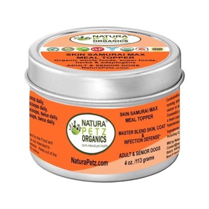 Skin Samurai Max Meal Topper - Master Blend Skin, Coat & Infection Defense For Dogs & Cats* - 4 Oz. Dog