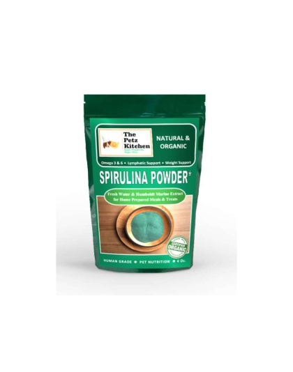 Spirulina* Omega 3 & 6 Lymphatic, Weight & Probiotic Immune Support* The Petz Kitchen - 4 Oz