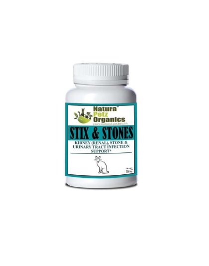 Stix And Stones Capsules* Kidney, Urinary Tract Infection & Stone Support* - CAT/ 90 caps / 250 mg / Size 3