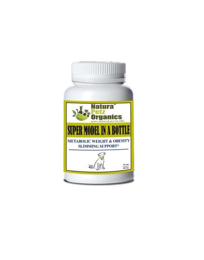 Super Model In A Bottle - Metabolic Weight & Obesity Slimming Support* Adult & Senior Pets* - DOG / 90 caps / 500 mg