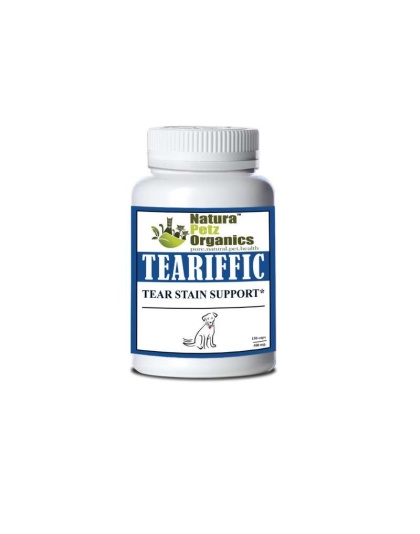 Teariffic - Tear Stain Support For Dogs* Tear Stain Support For Cats* - Dog 150 caps - 500 mg Size 1 Cap /