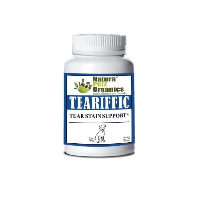 Teariffic - Tear Stain Support For Dogs* Tear Stain Support For Cats* - Dog 250 caps - 500 mg Size 1 Cap /