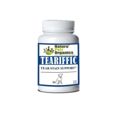Teariffic - Tear Stain Support For Dogs* Tear Stain Support For Cats* - Dog 90 caps - 500 mg Size 1 Cap /