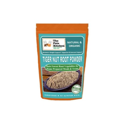 Tiger Nut Root Powder* Metabolic Weight, Digestive & Immune Support* The Petz Kitchen Organic Super Food Ingredients Dogs Cats - 8 Oz