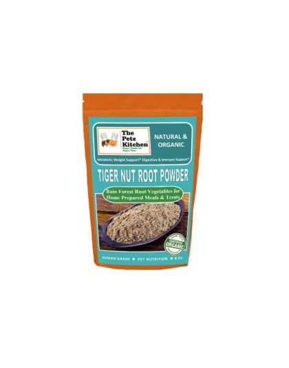 Tiger Nut Root Powder* Metabolic Weight, Digestive & Immune Support* The Petz Kitchen Organic Super Food Ingredients Dogs Cats - 8 Oz