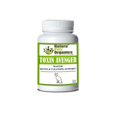 Toxin Avenger Max* Master Detox & Cleansing Support For Dogs And Cats* - CATS 90 caps / 250 mg. Size 3