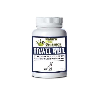Travel Well - Stress, Relaxation & Calming Stress Support* For Dogs And Cats On The Go* - Dog / 90 caps / 500 mg/Size 1