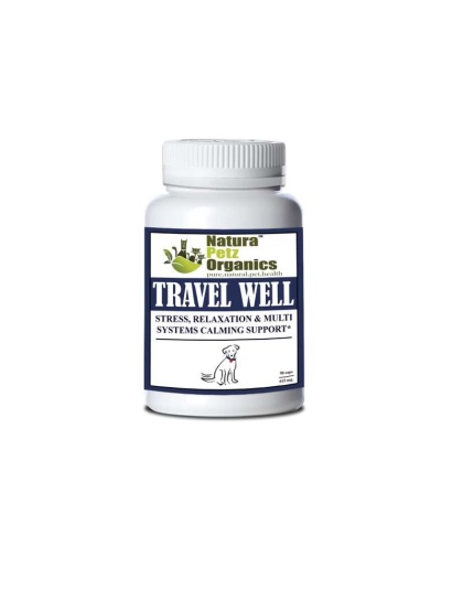 Travel Well - Stress, Relaxation & Calming Stress Support* For Dogs And Cats On The Go* - Dog / 90 caps / 500 mg/Size 1