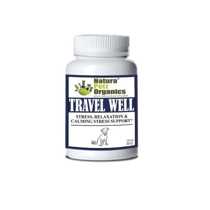 Travel Well - Stress, Relaxation & Calming Stress Support* For Dogs And Cats On The Go* - Dog / 250 caps / 500 mg/ Size 1