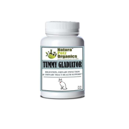 Tummy Gladiator - Digestion, Adjunctive Reflux & Urinary Tract Support* - Cat / 150 caps/ 250 mg/ Size 3