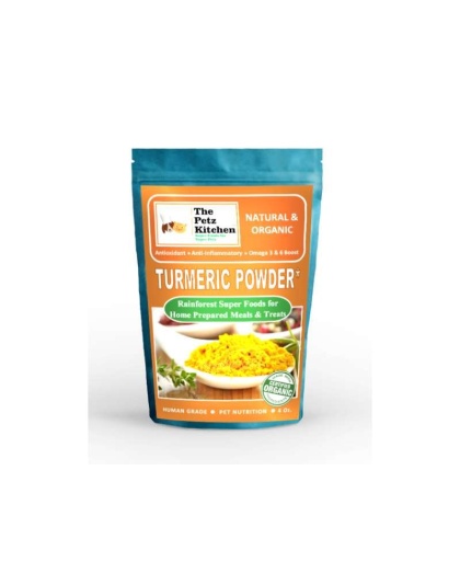 Turmeric Curcuma - Antioxidant Joint & Inflammation Support* The Petz Kitchen - Organic & Human Grade Ingredients For Home Prepared Meals & Treats - 4 Oz