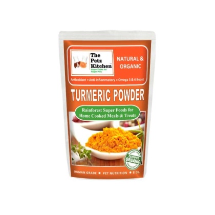 Turmeric Curcuma - Antioxidant Joint & Inflammation Support* The Petz Kitchen - Organic & Human Grade Ingredients For Home Prepared Meals & Treats - 8 Oz