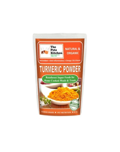 Turmeric Curcuma - Antioxidant Joint & Inflammation Support* The Petz Kitchen - Organic & Human Grade Ingredients For Home Prepared Meals & Treats - 8 Oz